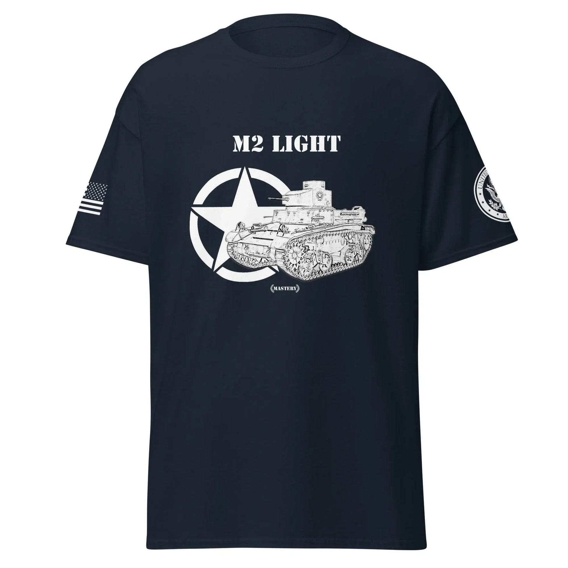 amerikanischer-leichter-panzer-m2-light-mastery-t-shirt-sw-t-shirt-jlr-design-26438 - JLR Design