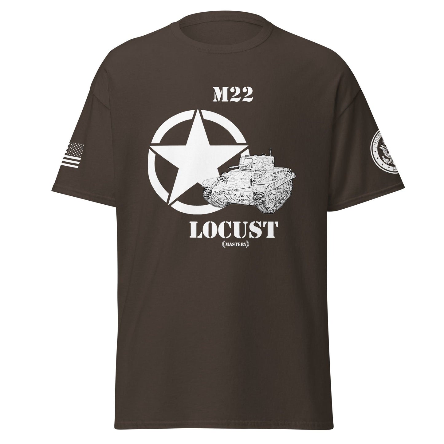 Amerikanischer leichter Panzer M22 Locust Mastery T-Shirt sw T-Shirt 29.99 Amerikanischer, Herren, leichter, Locust, M22, Mastery, Panzer, sw, T-Shirt, Tanks, Thunder, War, World JLR Design