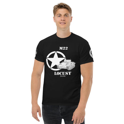 Amerikanischer leichter Panzer M22 Locust Mastery T-Shirt sw T-Shirt 29.99 Amerikanischer, Herren, leichter, Locust, M22, Mastery, Panzer, sw, T-Shirt, Tanks, Thunder, War, World JLR Design