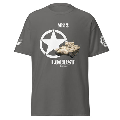 Amerikanischer leichter Panzer M22 Locust Mastery T-Shirt T-Shirt 33.99 Amerikanischer, Herren, leichter, M22 Locust, Mastery, Panzer, T-Shirt, Tanks, Thunder, War, World JLR Design