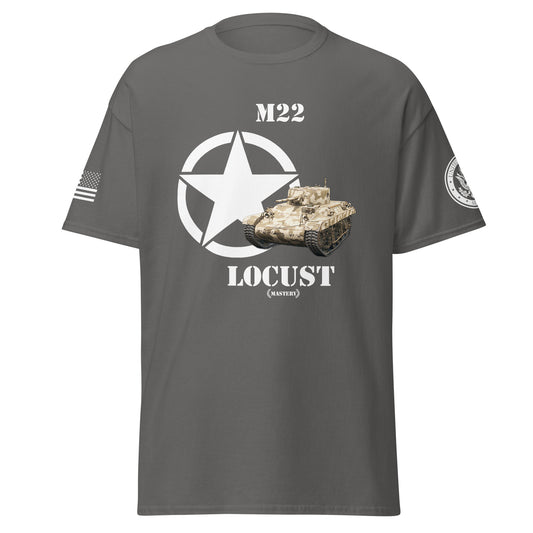 Amerikanischer leichter Panzer M22 Locust Mastery T-Shirt T-Shirt 33.99 Amerikanischer, Herren, leichter, M22 Locust, Mastery, Panzer, T-Shirt, Tanks, Thunder, War, World JLR Design