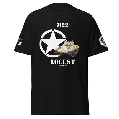 Amerikanischer leichter Panzer M22 Locust Mastery T-Shirt T-Shirt 33.99 Amerikanischer, Herren, leichter, M22 Locust, Mastery, Panzer, T-Shirt, Tanks, Thunder, War, World JLR Design