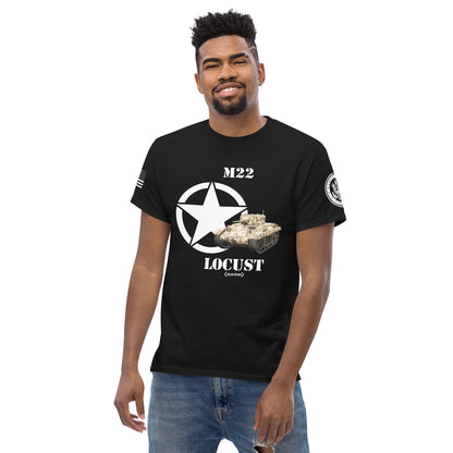 Amerikanischer leichter Panzer M22 Locust Mastery T-Shirt T-Shirt 33.99 Amerikanischer, Herren, leichter, M22 Locust, Mastery, Panzer, T-Shirt, Tanks, Thunder, War, World JLR Design