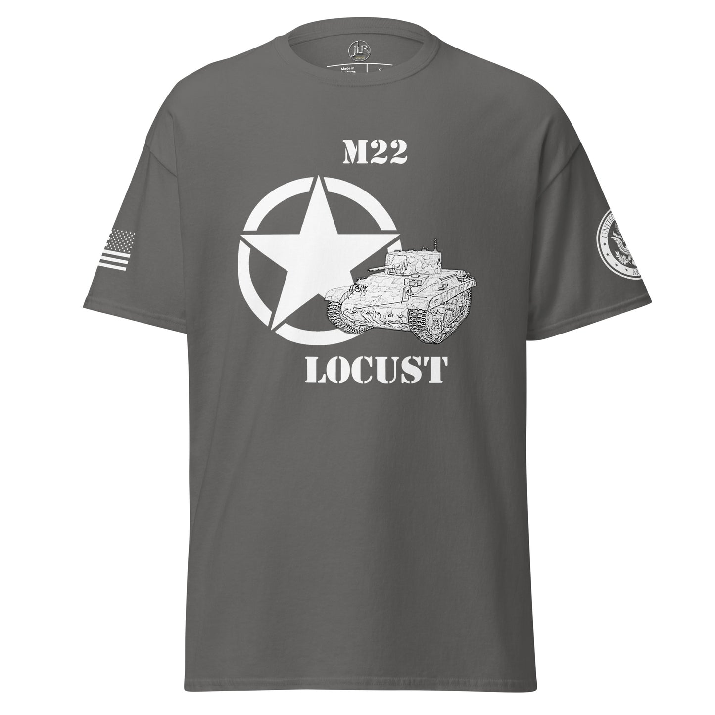 Amerikanischer leichter Panzer M22 Locust T-Shirt sw T-Shirt JLR Design