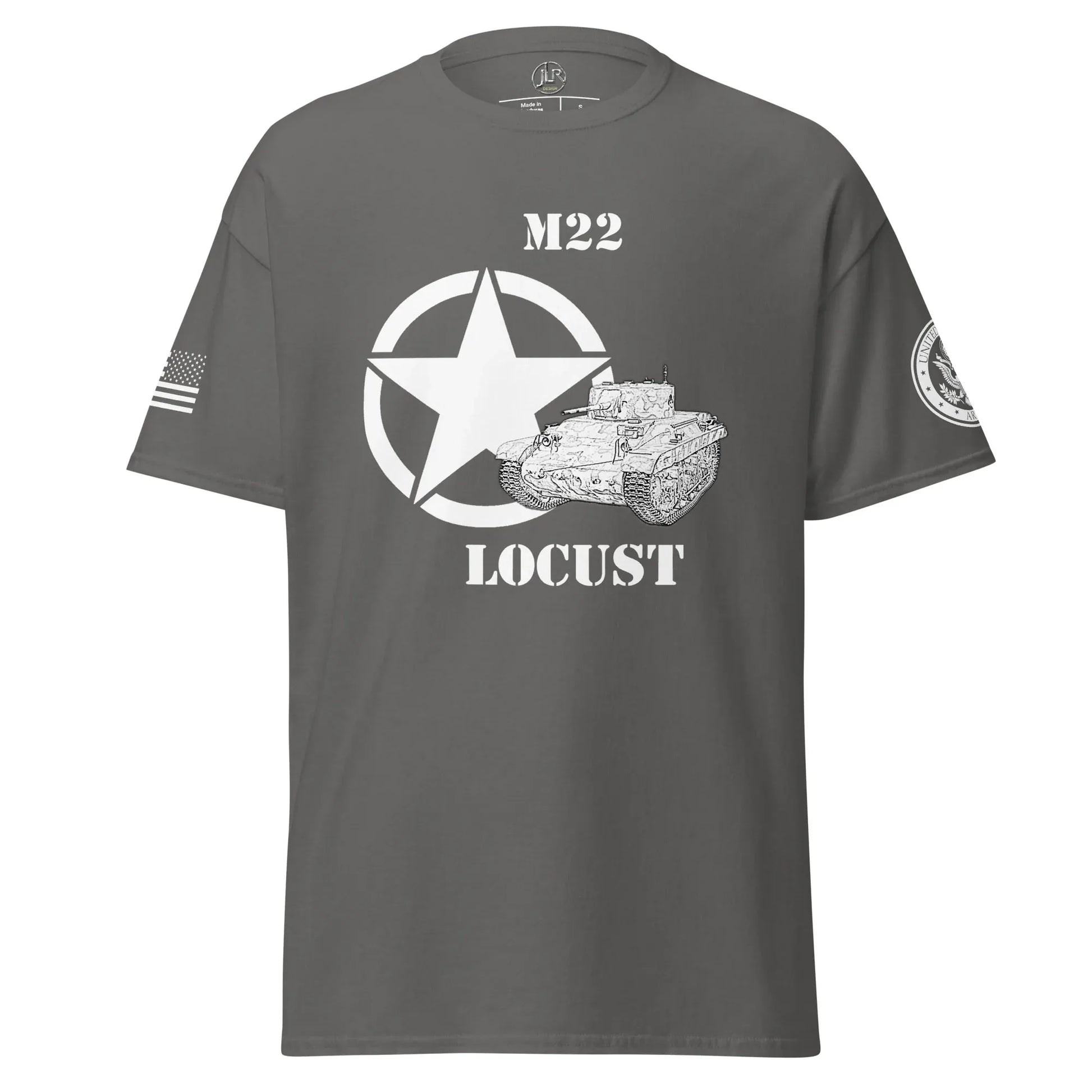 amerikanischer-leichter-panzer-m22-locust-t-shirt-sw-t-shirt-jlr-design-73465 - JLR Design