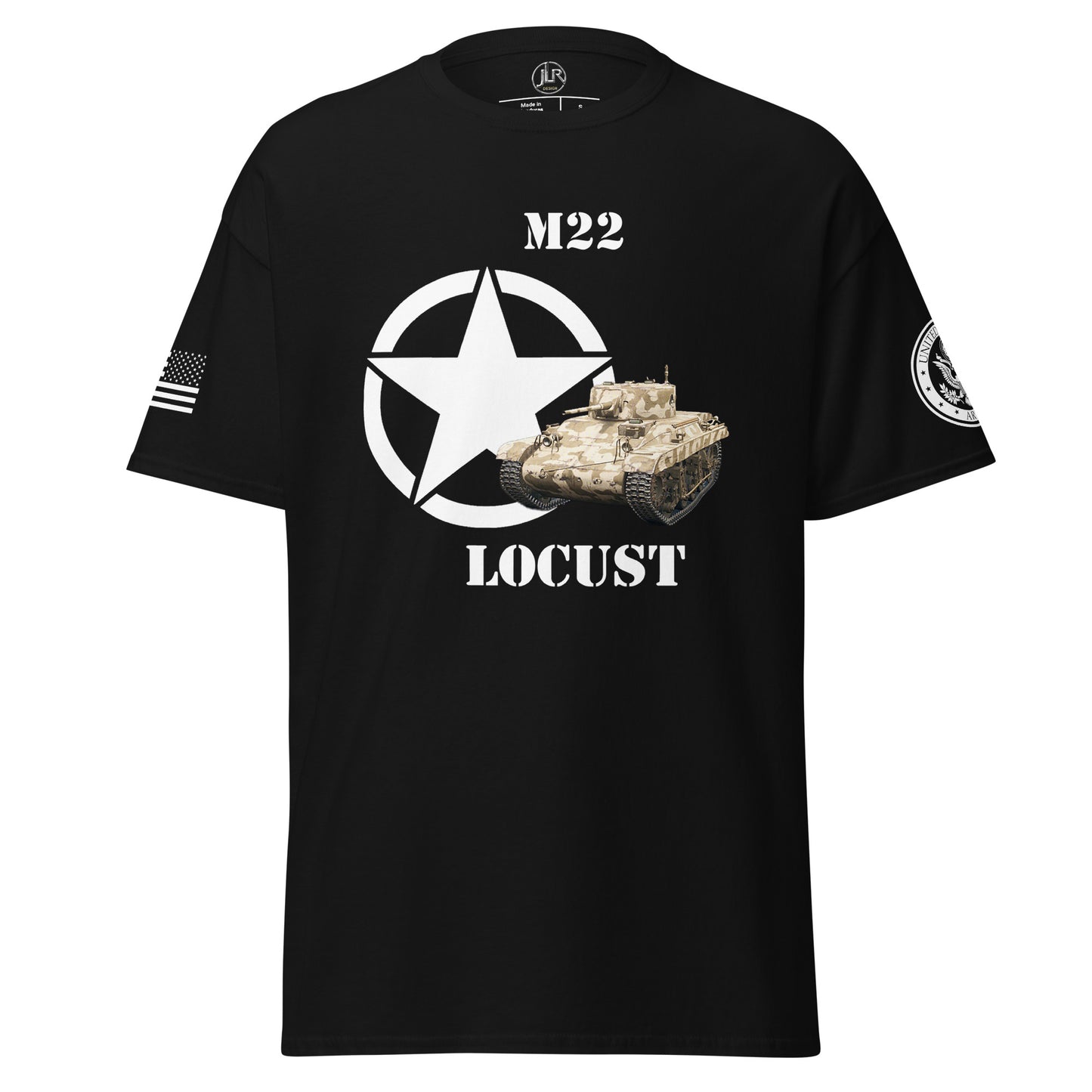 Amerikanischer leichter Panzer M22 Locust T-Shirt T-Shirt JLR Design