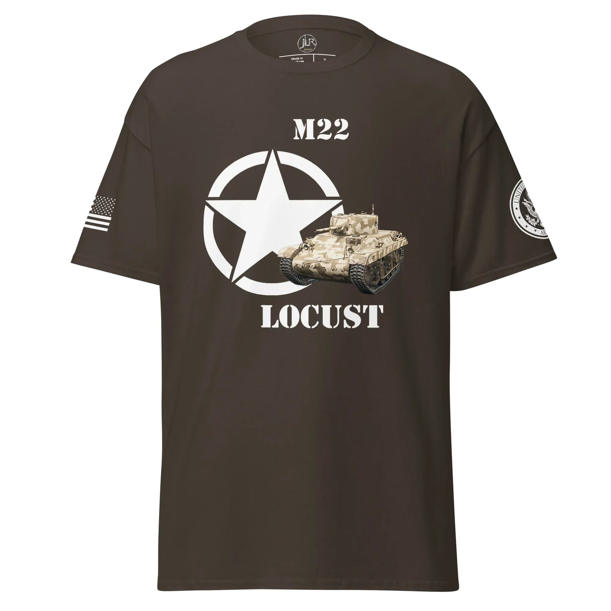 amerikanischer-leichter-panzer-m22-locust-t-shirt-t-shirt-jlr-design-16569 - JLR Design