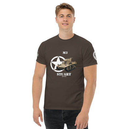 Amerikanischer leichter Panzer M3 Stuart Mastery T-Shirt T-Shirt 33.99 Herren, M3, Stuart, T-Shirt, Tanks, Thunder, War, World JLR Design