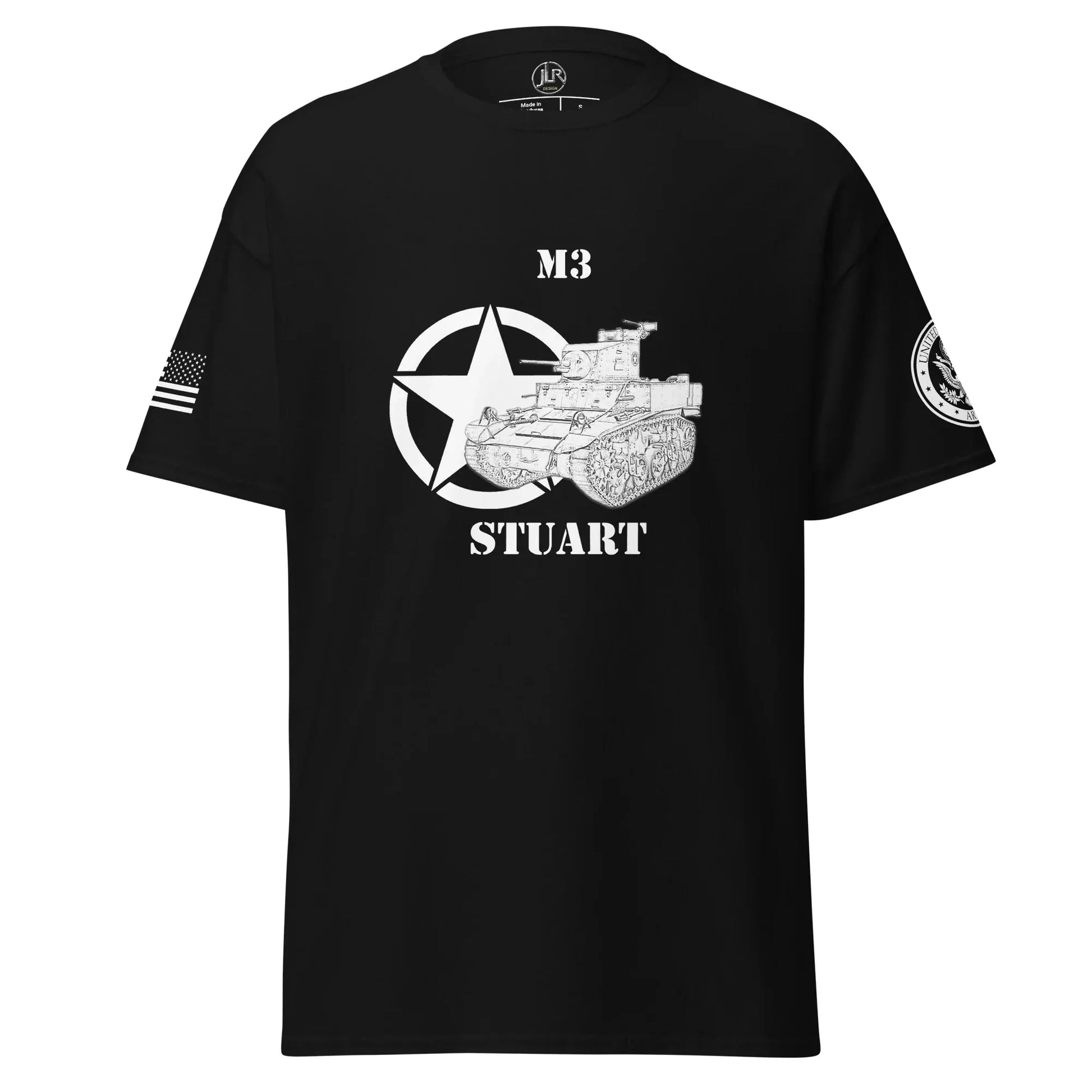amerikanischer-leichter-panzer-m3-stuart-t-shirt-sw-t-shirt-jlr-design-12723 - JLR Design