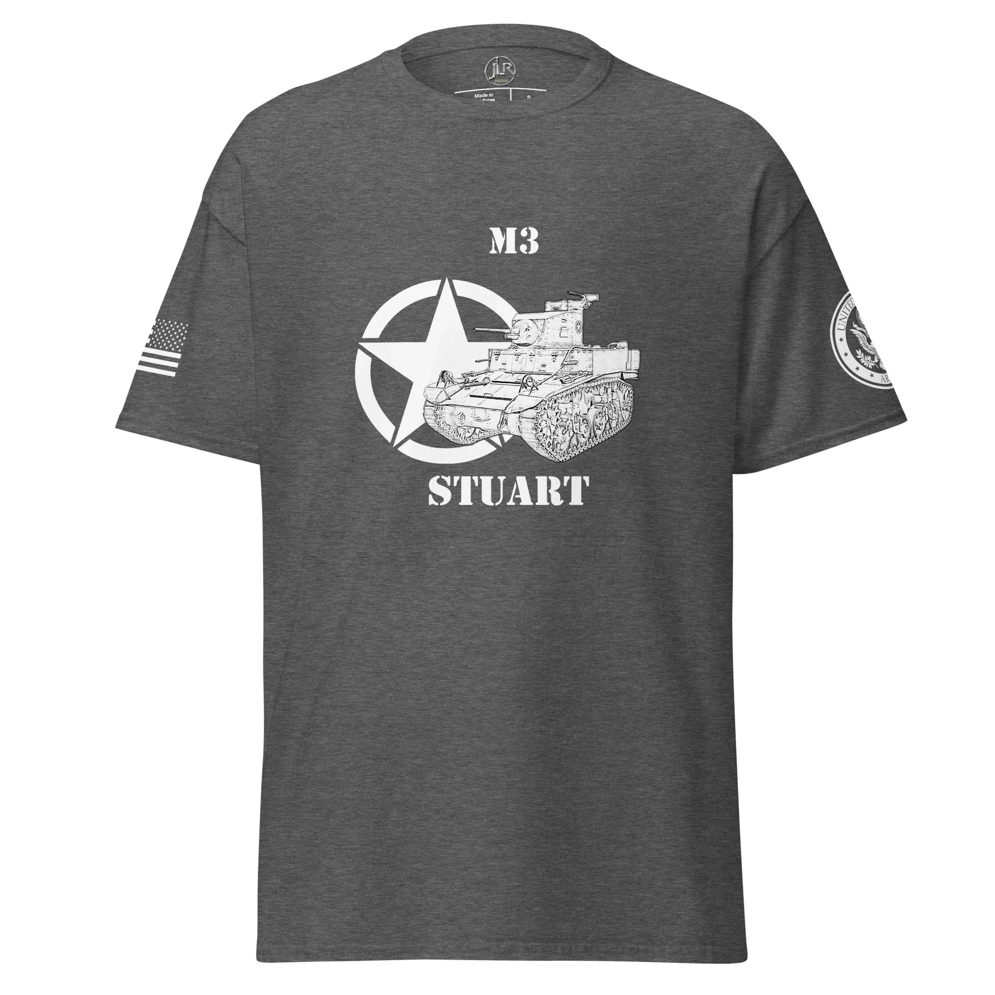amerikanischer-leichter-panzer-m3-stuart-t-shirt-sw-t-shirt-jlr-design-62657 - JLR Design