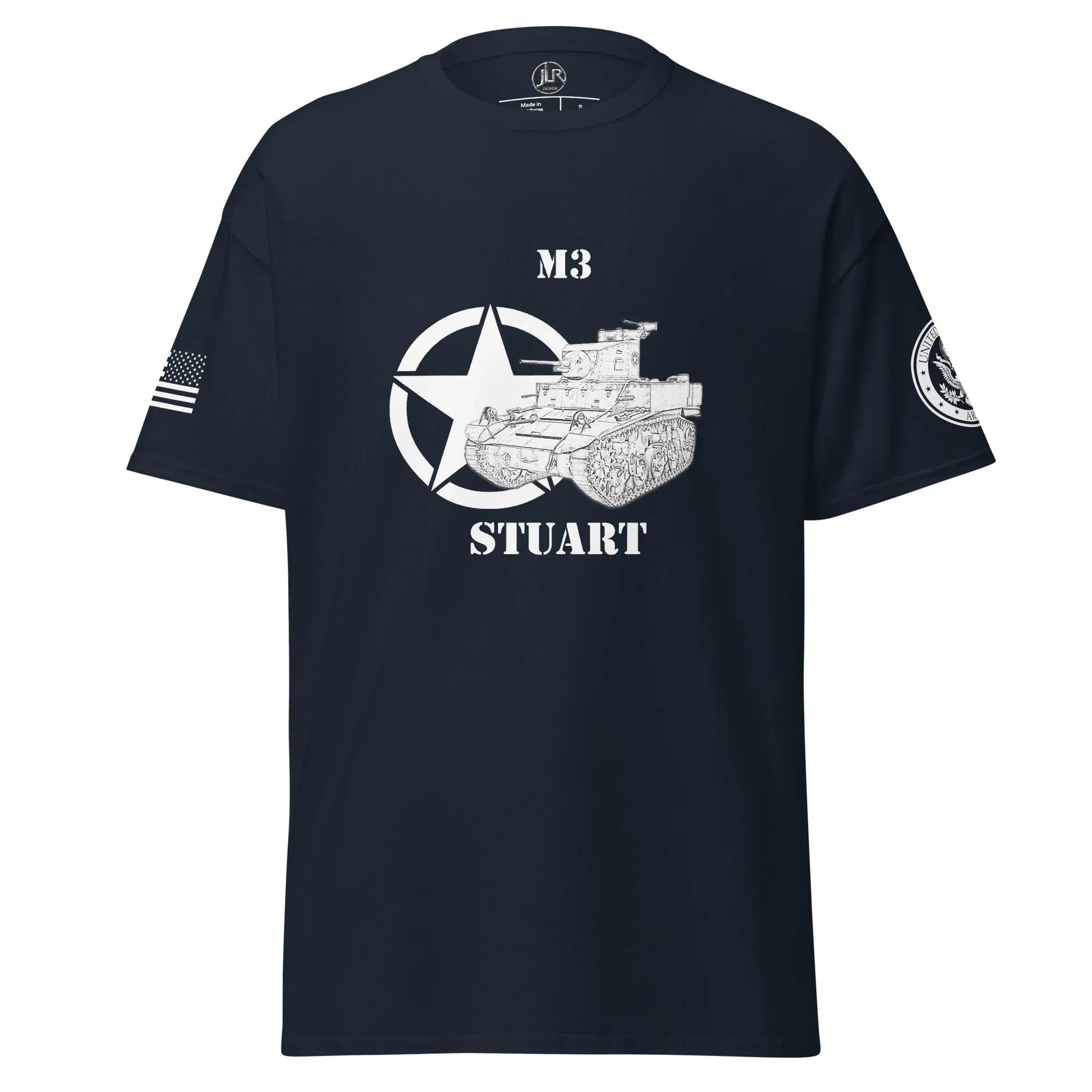 amerikanischer-leichter-panzer-m3-stuart-t-shirt-sw-t-shirt-jlr-design-10714 - JLR Design