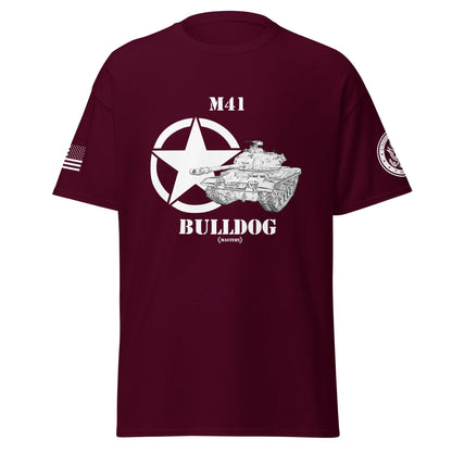 Amerikanischer leichter Panzer M41 Bulldog Mastery T-Shirt sw T-Shirt 29.99 Bulldog, Herren, leichter, M41, Panzer, sw, T-Shirt, Tanks, Thunder, War, World JLR Design