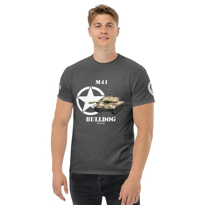 Amerikanischer leichter Panzer M41 Bulldog Mastery T-Shirt T-Shirt 33.99 Bulldog, Herren, leichter, M41, Mastery, Panzer, T-Shirts, Tanks, Thunder, War, World JLR Design