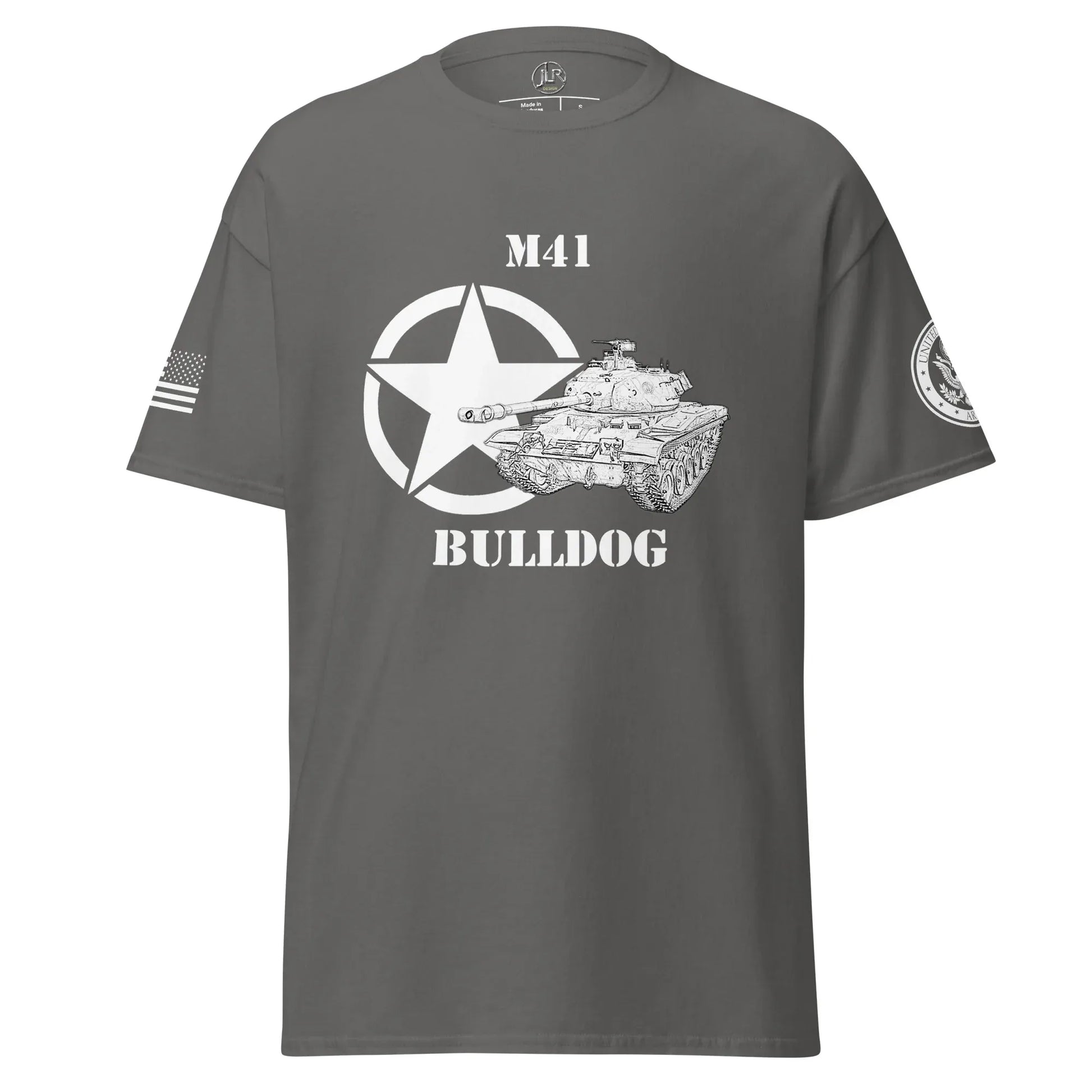 amerikanischer-leichter-panzer-m41-bulldog-t-shirt-sw-t-shirt-jlr-design-50660 - JLR Design