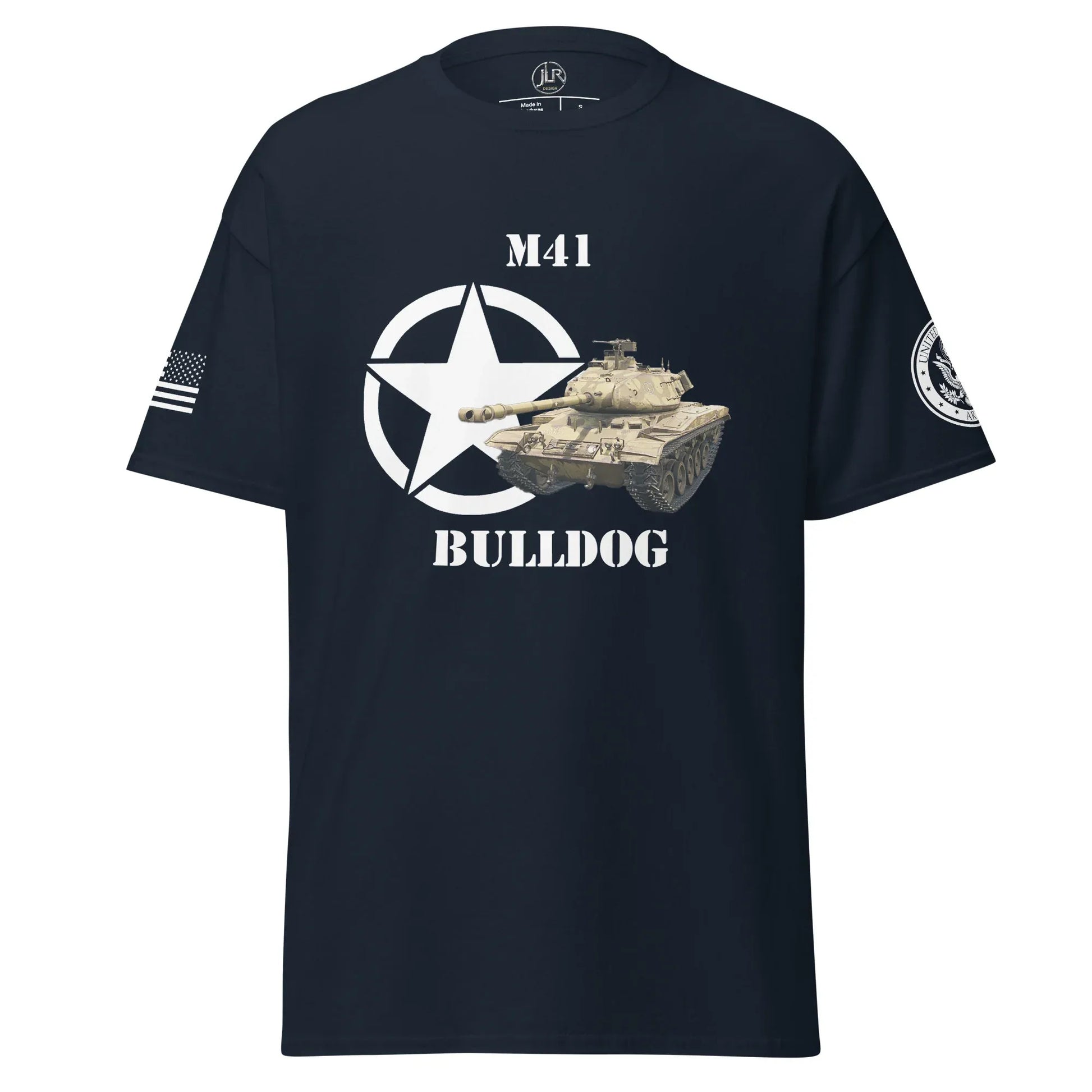 amerikanischer-leichter-panzer-m41-bulldog-t-shirt-t-shirt-jlr-design-81706 - JLR Design