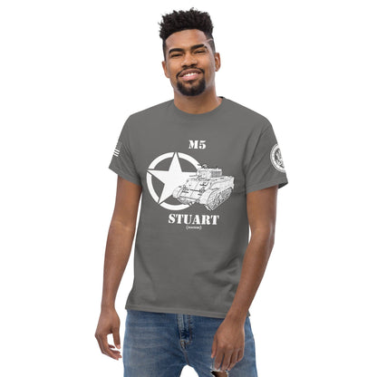 Amerikanischer leichter Panzer M5 Stuart Mastery T-Shirt sw T-Shirt 29.99 Amerikanisch, Herren, leichter, M5, Panzer, Stuart, T-Shirt, Tanks, Thunder, War, World JLR Design