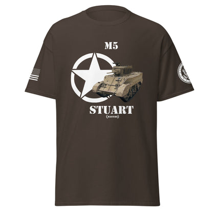 Amerikanischer leichter Panzer M5 Stuart Mastery T-Shirt T-Shirt 33.99 Amerikanisch, Herren, M5, Panzer, Stuart, T-Shirt, Tanks, Thunder, War, World JLR Design