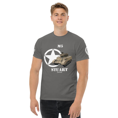 Amerikanischer leichter Panzer M5 Stuart Mastery T-Shirt T-Shirt 33.99 Amerikanisch, Herren, M5, Panzer, Stuart, T-Shirt, Tanks, Thunder, War, World JLR Design