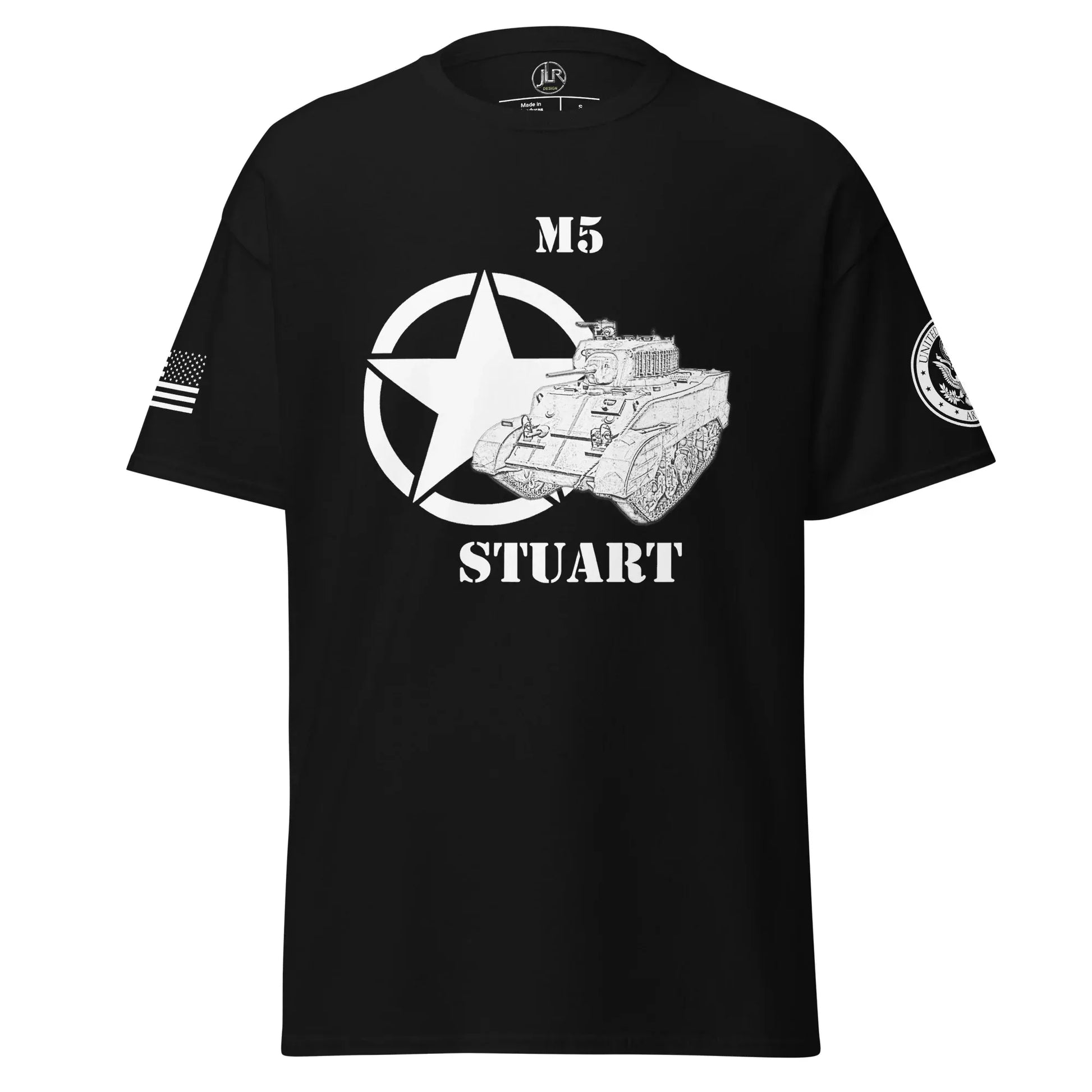 amerikanischer-leichter-panzer-m5-stuart-t-shirt-sw-t-shirt-jlr-design-30967 - JLR Design