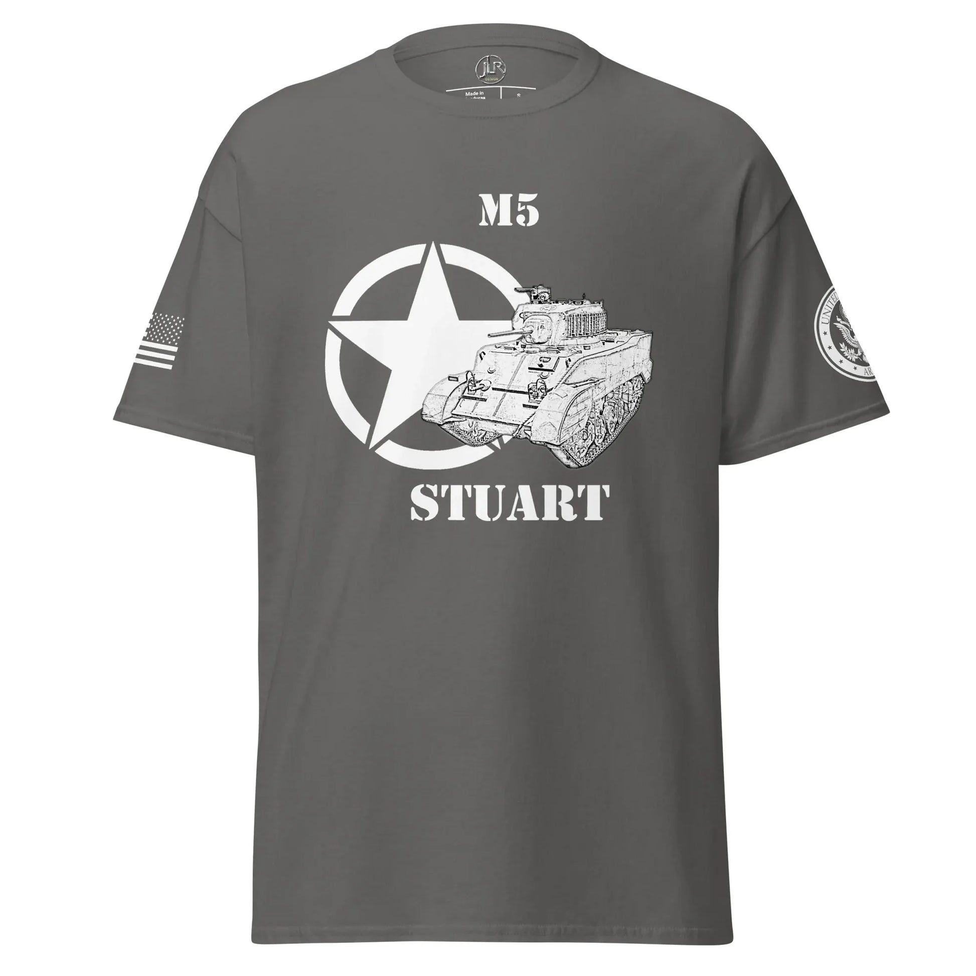 amerikanischer-leichter-panzer-m5-stuart-t-shirt-sw-t-shirt-jlr-design-88083 - JLR Design