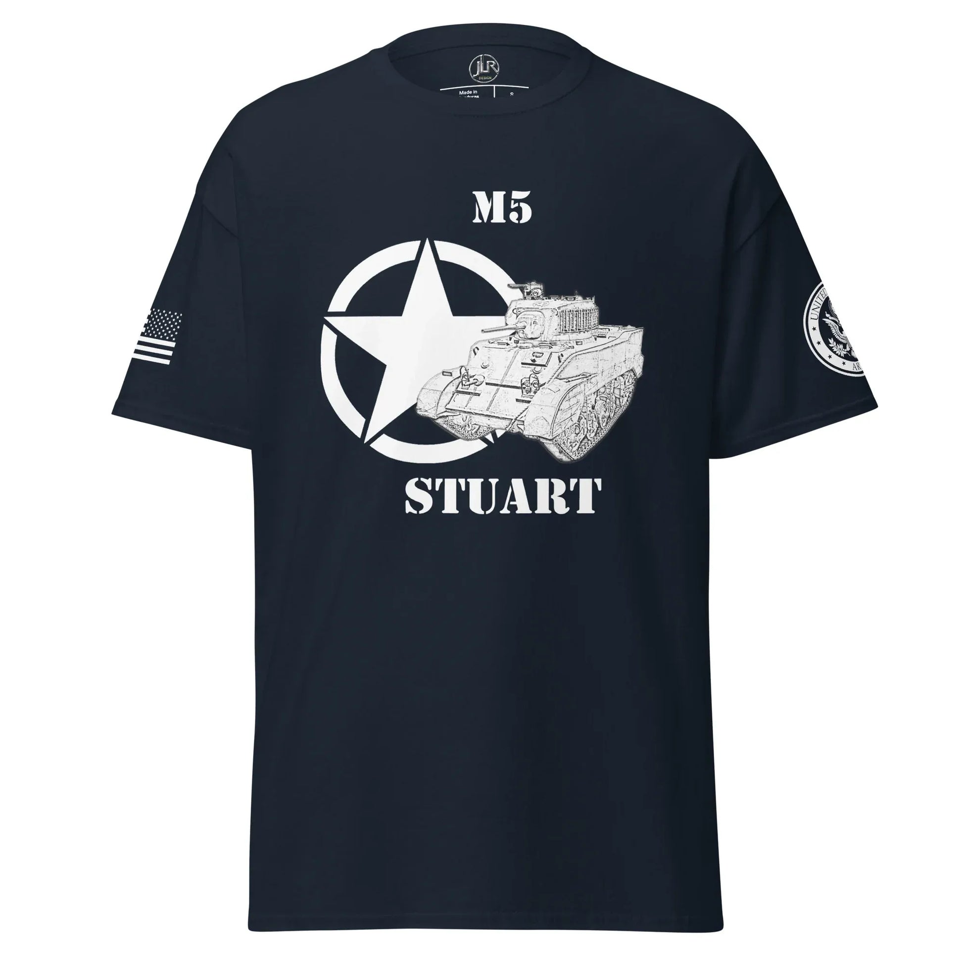amerikanischer-leichter-panzer-m5-stuart-t-shirt-sw-t-shirt-jlr-design-26307 - JLR Design