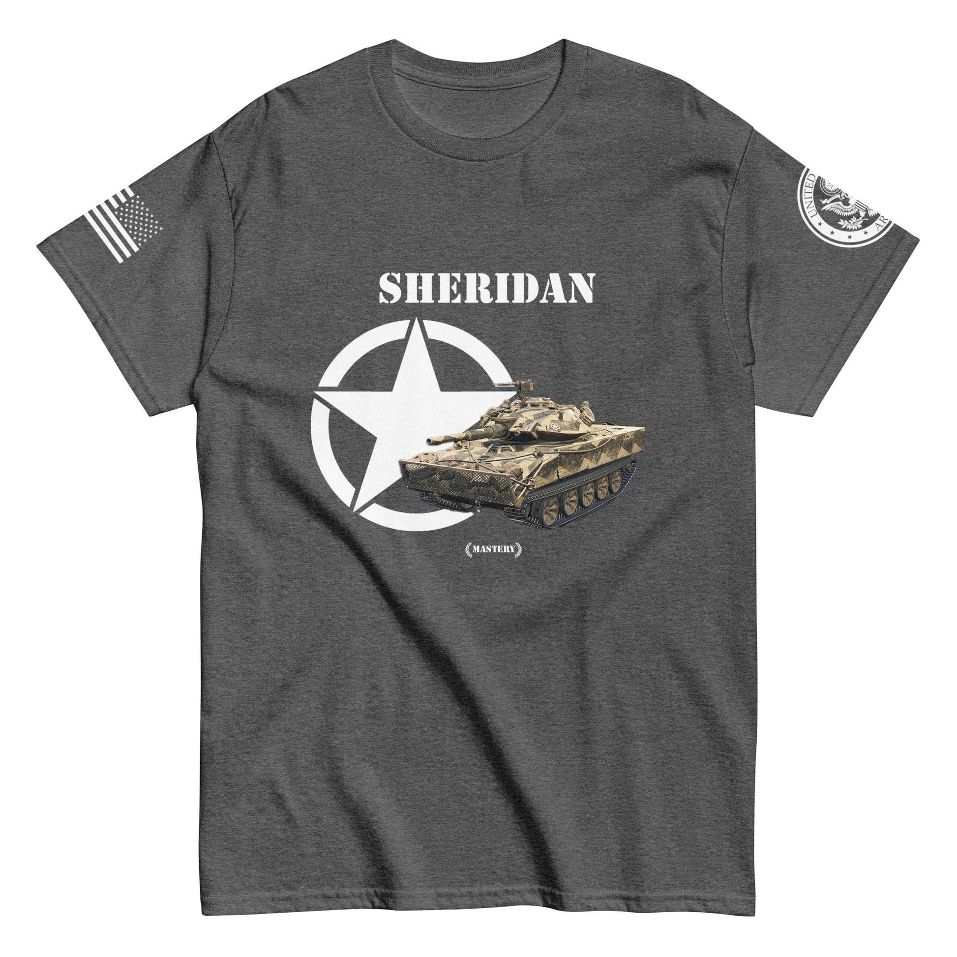 Amerikanischer leichter Panzer Sheridan Mastery T-Shirt T-Shirt 33.99 Amerikanischer, Herren, leichter, Mastery, Panzer, Sheridan, T-Shirt, Tanks, Thunder, War, World JLR Design