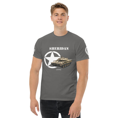 Amerikanischer leichter Panzer Sheridan Mastery T-Shirt T-Shirt 33.99 Amerikanischer, Herren, leichter, Mastery, Panzer, Sheridan, T-Shirt, Tanks, Thunder, War, World JLR Design