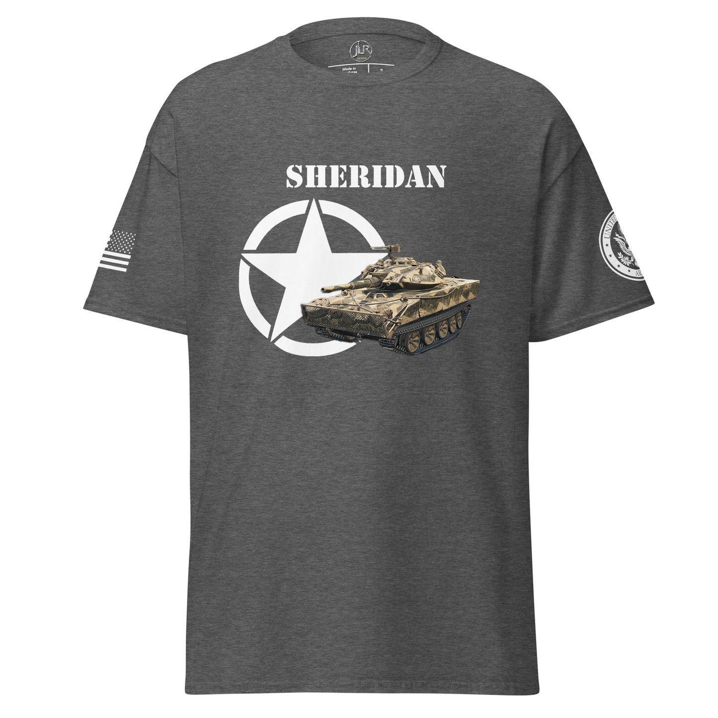 Amerikanischer leichter Panzer Sheridan T-Shirt T-Shirt JLR Design