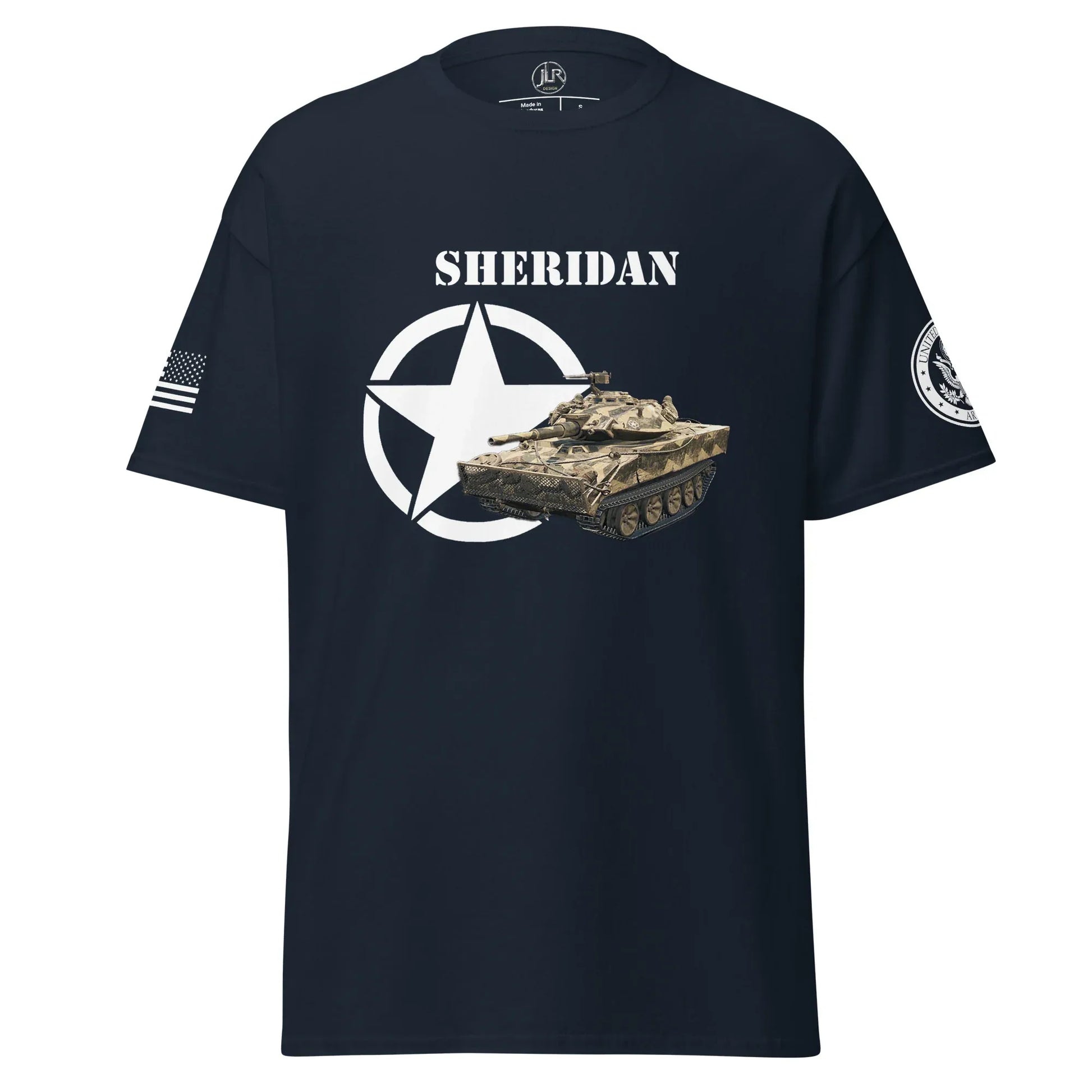 amerikanischer-leichter-panzer-sheridan-t-shirt-t-shirt-jlr-design-21486 - JLR Design