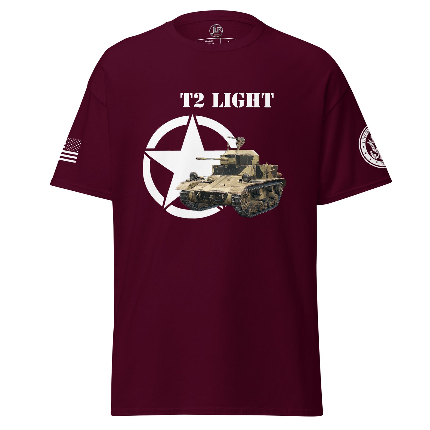 Amerikanischer leichter Panzer T2 Light T-Shirt T-Shirt JLR Design