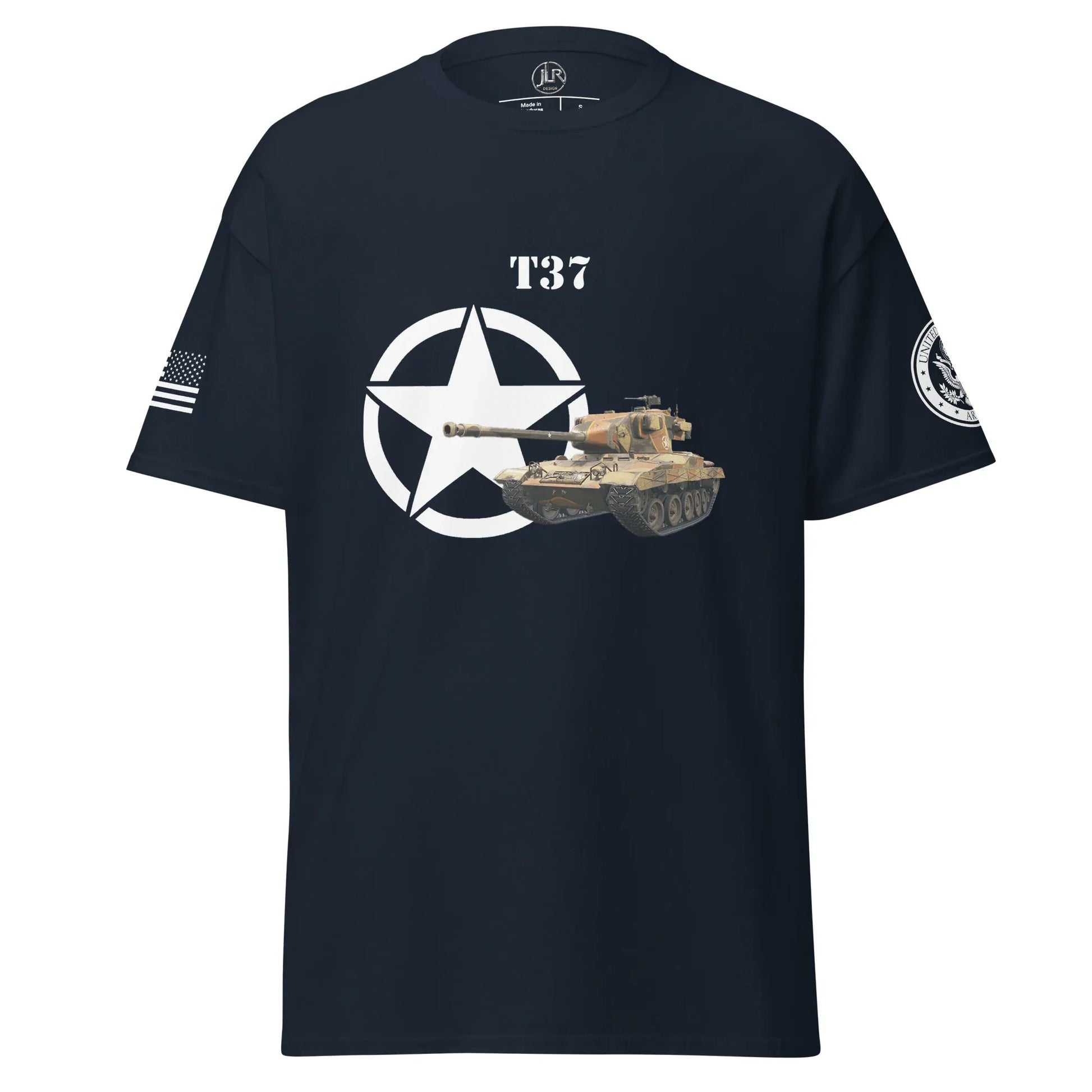 amerikanischer-leichter-panzer-t37-t-shirt-t-shirt-jlr-design-50033 - JLR Design