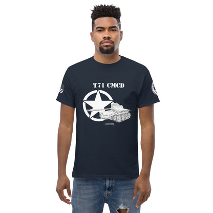 Amerikanischer leichter Panzer T71 CMCD Mastery T-Shirt sw T-Shirt 29.99 Amerikanischer, CMCD, Herren, leichter, Mastery, Panzer, sw, T-Shirts, T71, Tanks, Thunder, War, World JLR Design