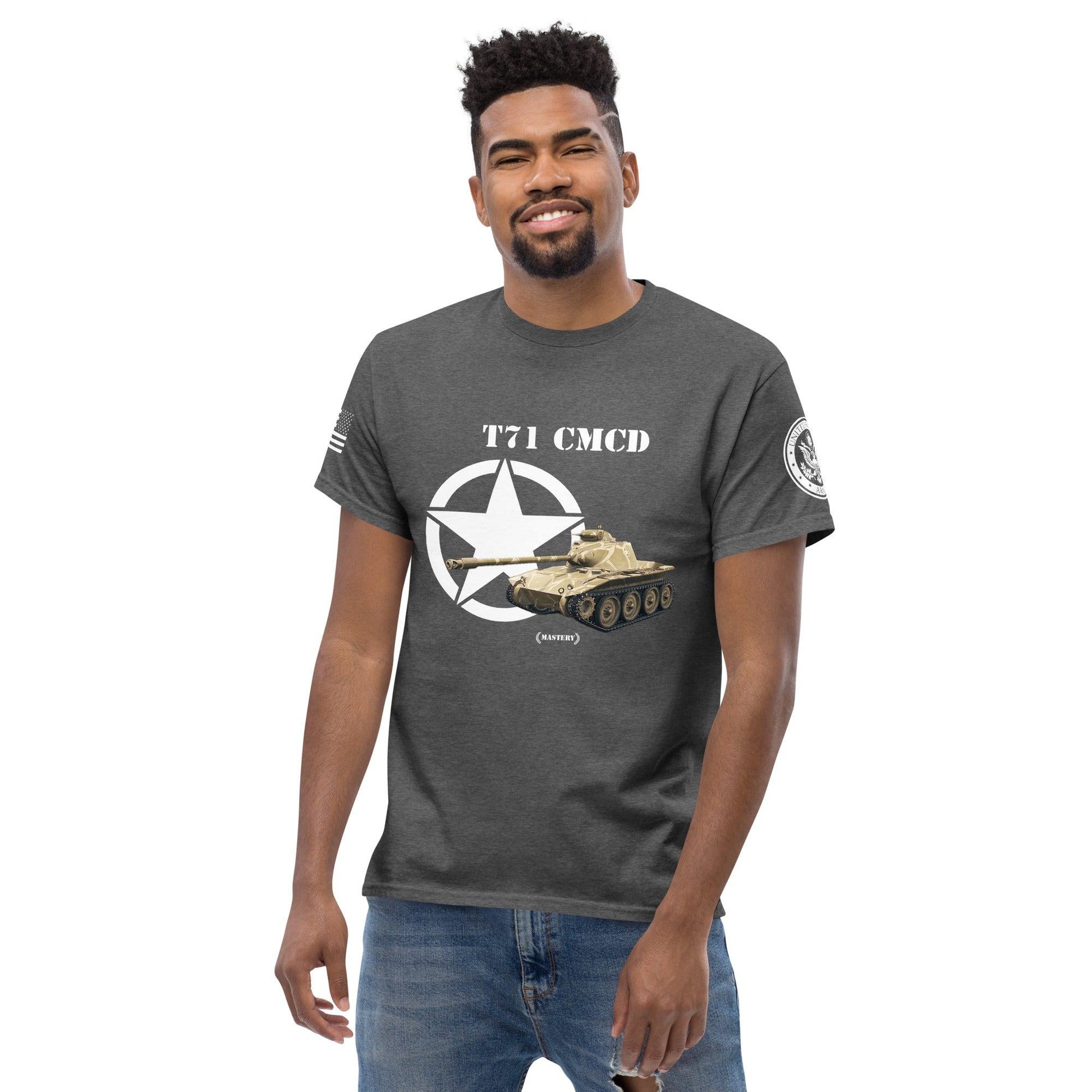 Amerikanischer leichter Panzer T71 CMCD Mastery T-Shirt T-Shirt 33.99 CMCD, Herren, leichter, Mastery, Panzer, T-Shirt, T71, Tanks, Thunder, War, World JLR Design