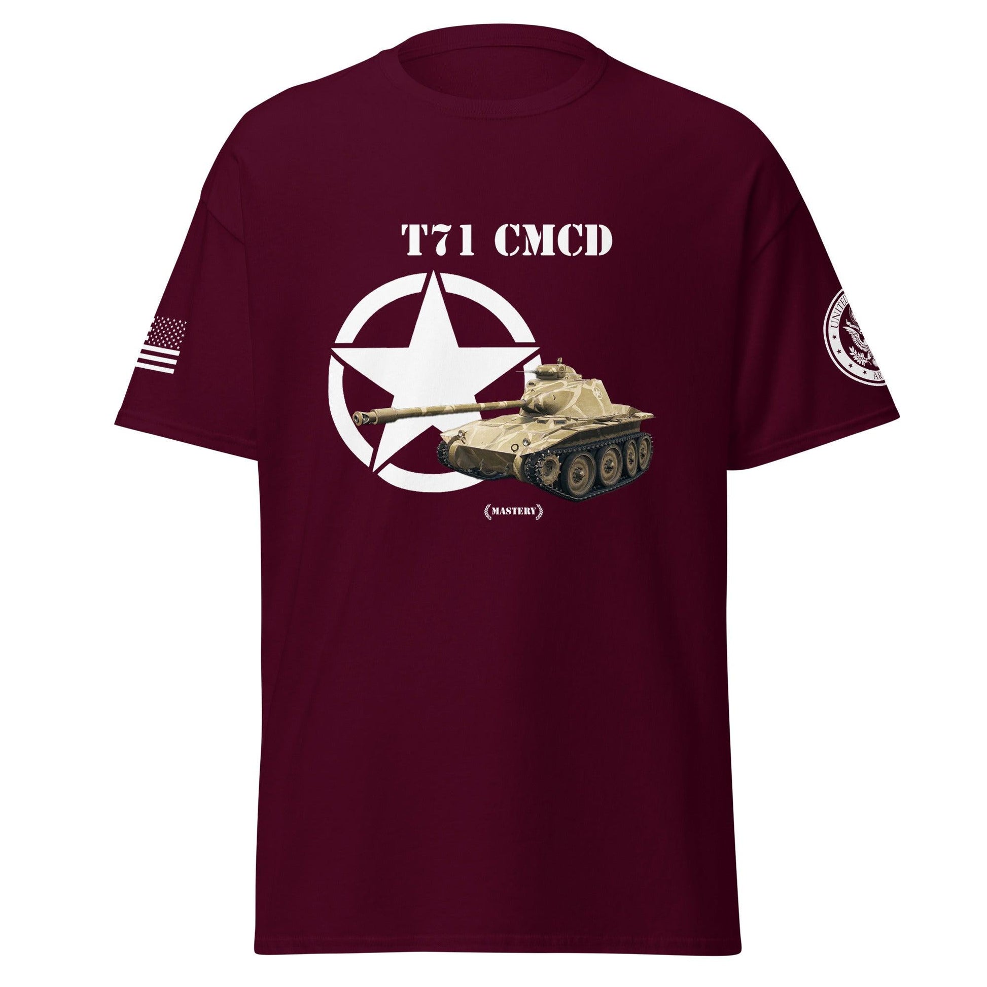 Amerikanischer leichter Panzer T71 CMCD Mastery T-Shirt T-Shirt 33.99 CMCD, Herren, leichter, Mastery, Panzer, T-Shirt, T71, Tanks, Thunder, War, World JLR Design