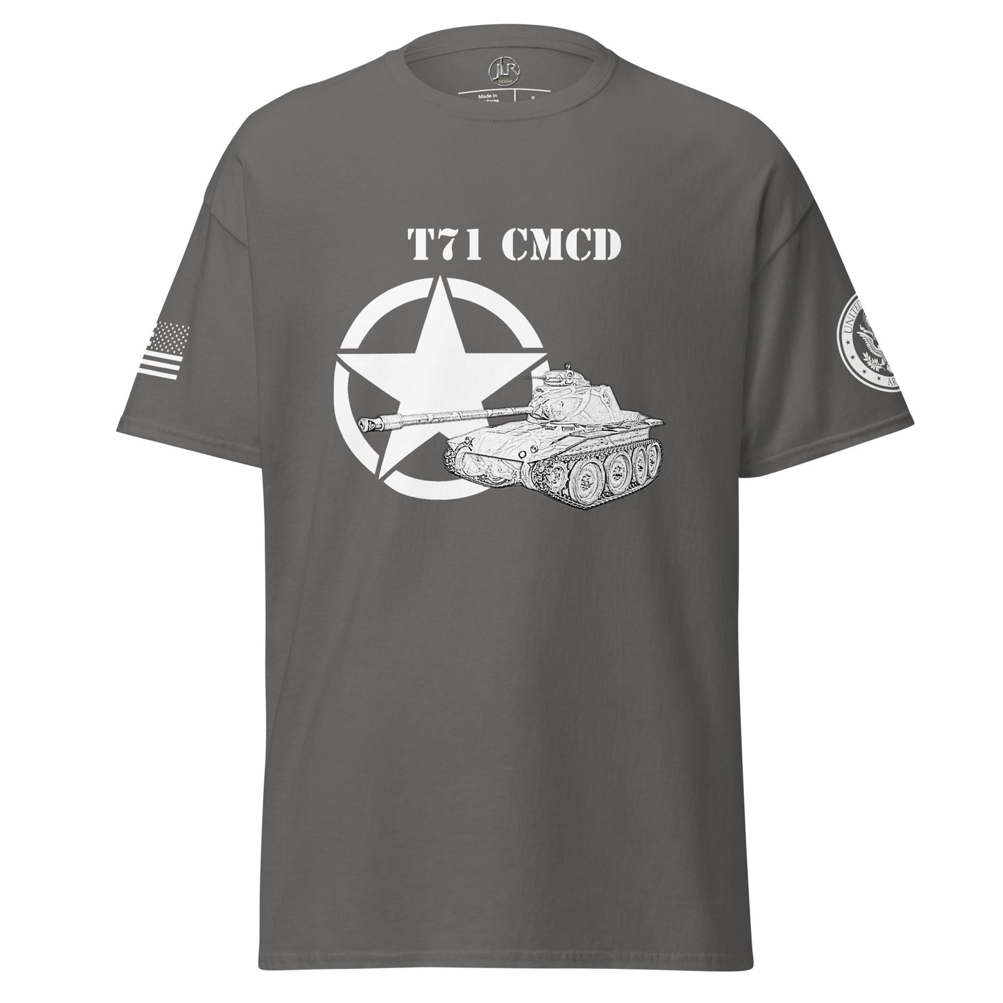 Amerikanischer leichter Panzer T71 CMCD T-Shirt sw T-Shirt JLR Design