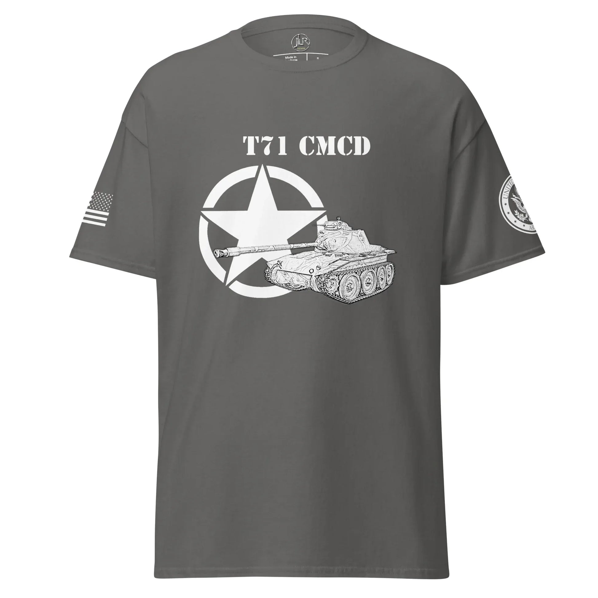 amerikanischer-leichter-panzer-t71-cmcd-t-shirt-sw-t-shirt-jlr-design-53328 - JLR Design