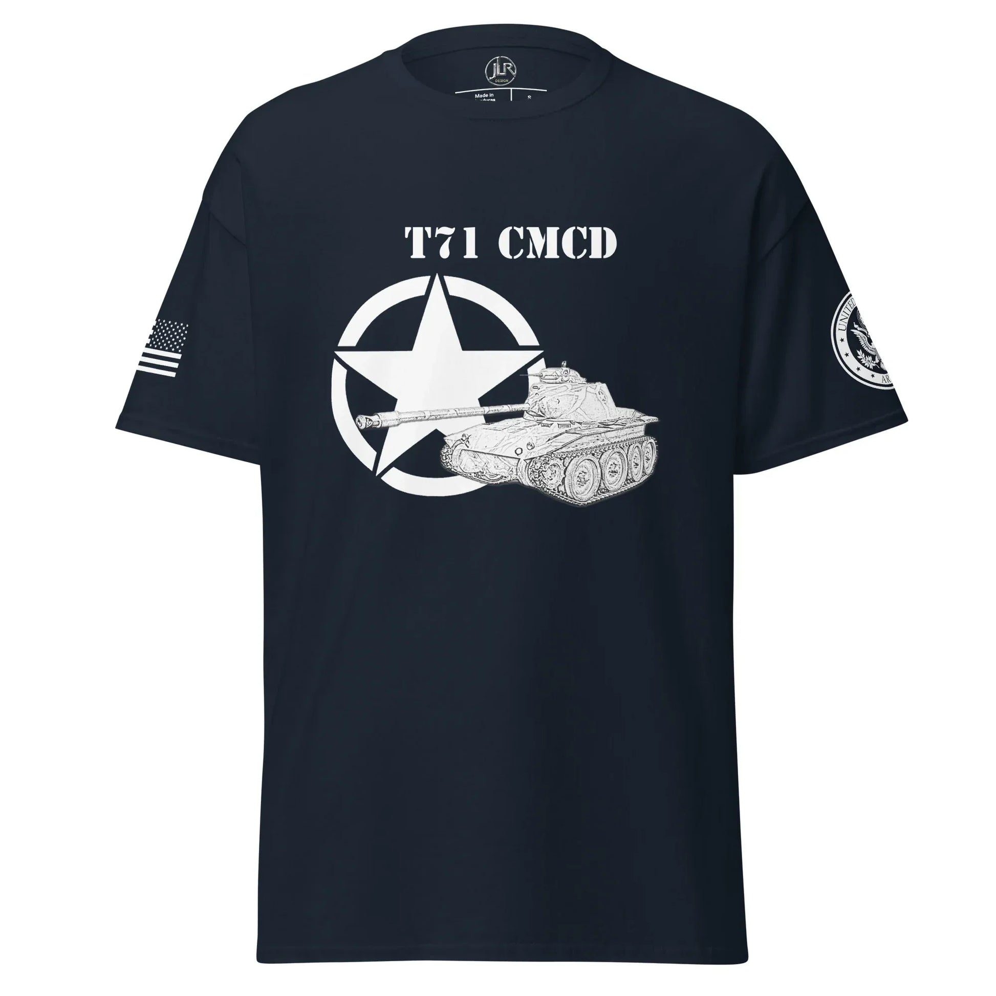 amerikanischer-leichter-panzer-t71-cmcd-t-shirt-sw-t-shirt-jlr-design-74061 - JLR Design