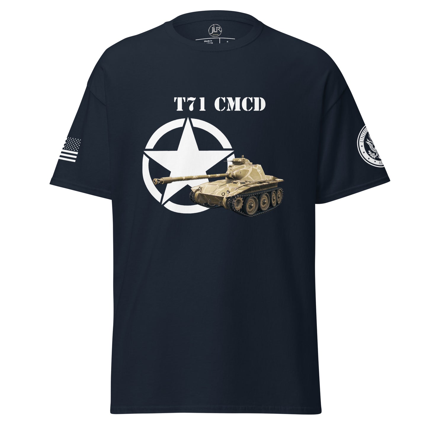 Amerikanischer leichter Panzer T71 CMCD T-Shirt T-Shirt JLR Design