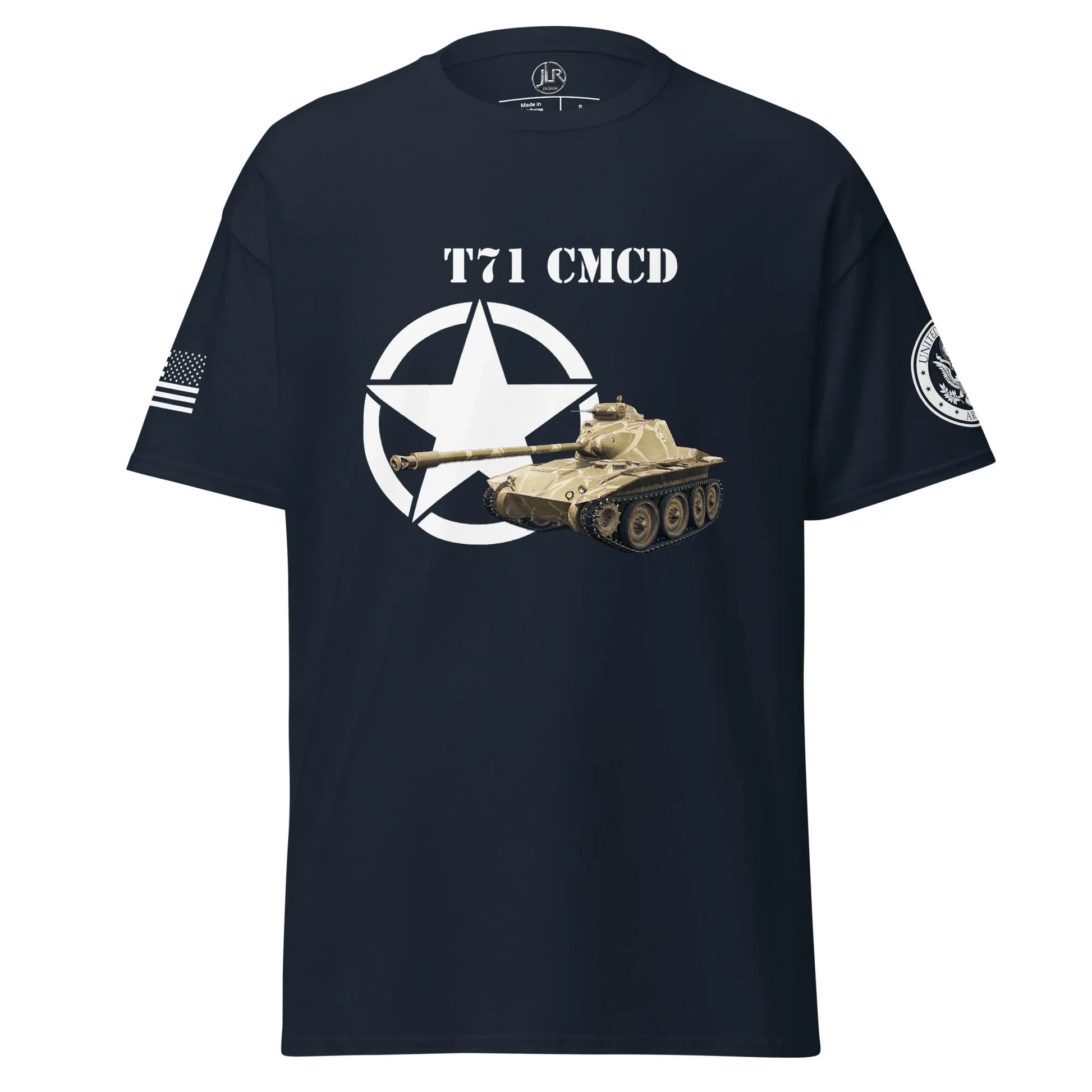 amerikanischer-leichter-panzer-t71-cmcd-t-shirt-t-shirt-jlr-design-26558 - JLR Design