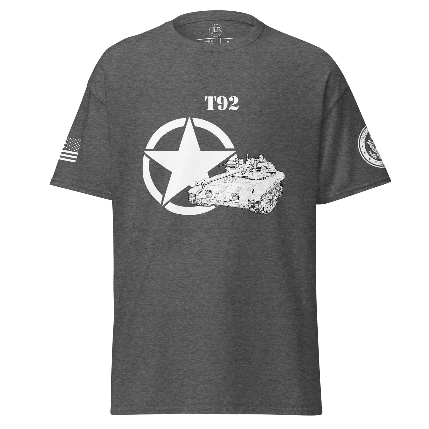 Amerikanischer leichter Panzer T92 T-Shirt sw T-Shirt JLR Design