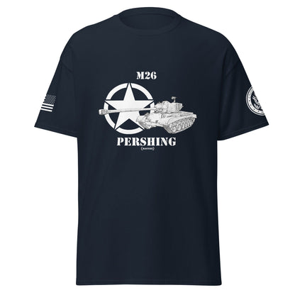 Amerikanischer mittlerer Panzer M26 Pershing Mastery T-Shirt sw T-Shirt 29.99 Herren, M26, Mastery, mittlerer, Panzer, Pershing, sw, T-Shirt, Tanks, Thunder, War, World JLR Design