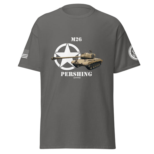 Amerikanischer mittlerer Panzer M26 Pershing Mastery T-Shirt T-Shirt 33.99 Amerikanischer, Herren, M26, Mastery, mittlerer, Panzer, Pershing, T-Shirt, Tanks, Thunder, War JLR Design