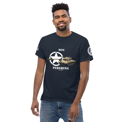 Amerikanischer mittlerer Panzer M26 Pershing Mastery T-Shirt T-Shirt 33.99 Amerikanischer, Herren, M26, Mastery, mittlerer, Panzer, Pershing, T-Shirt, Tanks, Thunder, War JLR Design