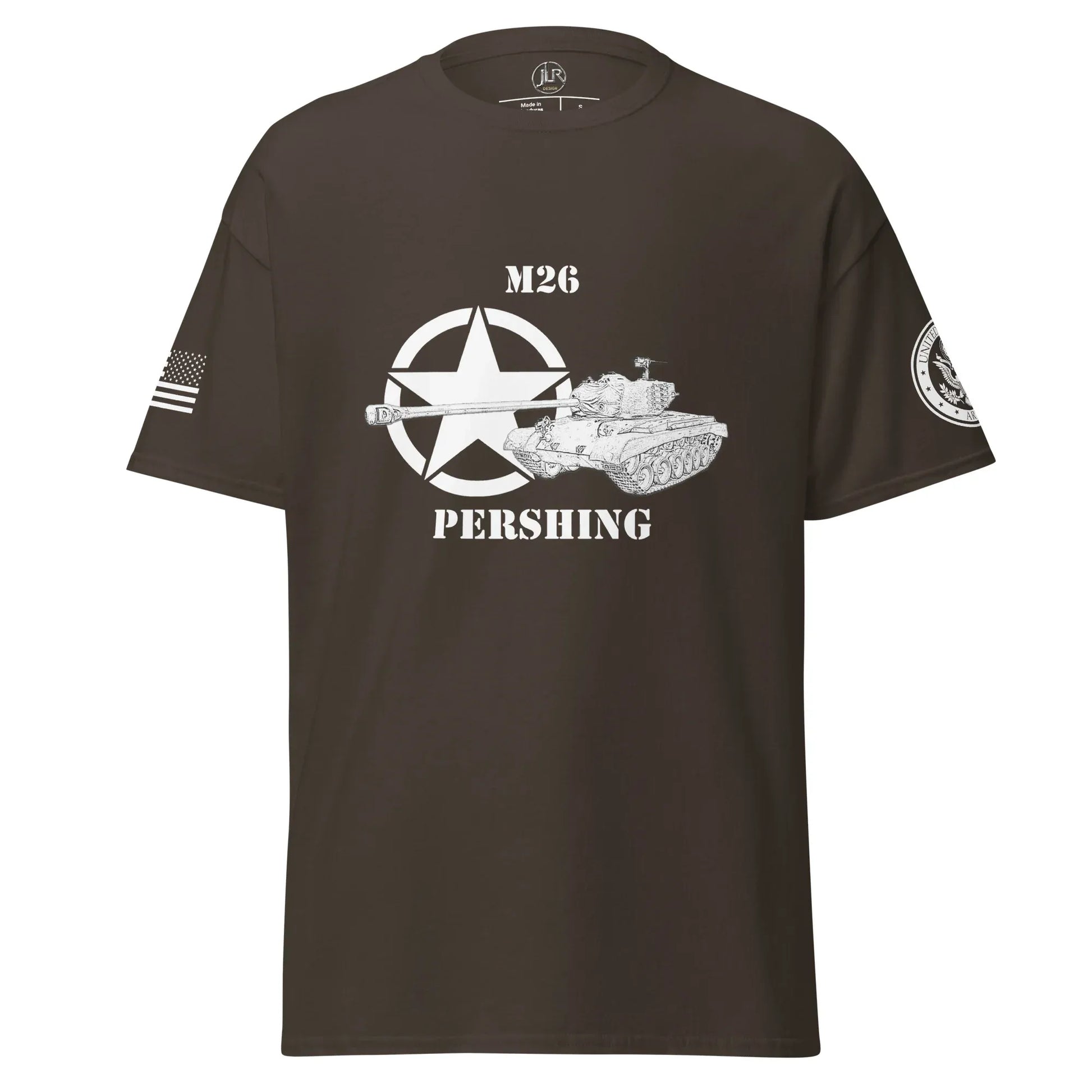 amerikanischer-mittlerer-panzer-m26-pershing-t-shirt-sw-t-shirt-jlr-design-99589 - JLR Design