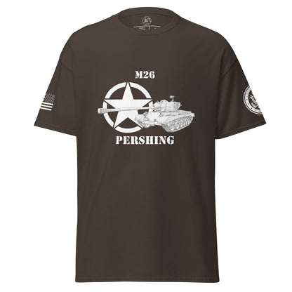 Amerikanischer mittlerer Panzer M26 Pershing T-Shirt sw T-Shirt JLR Design