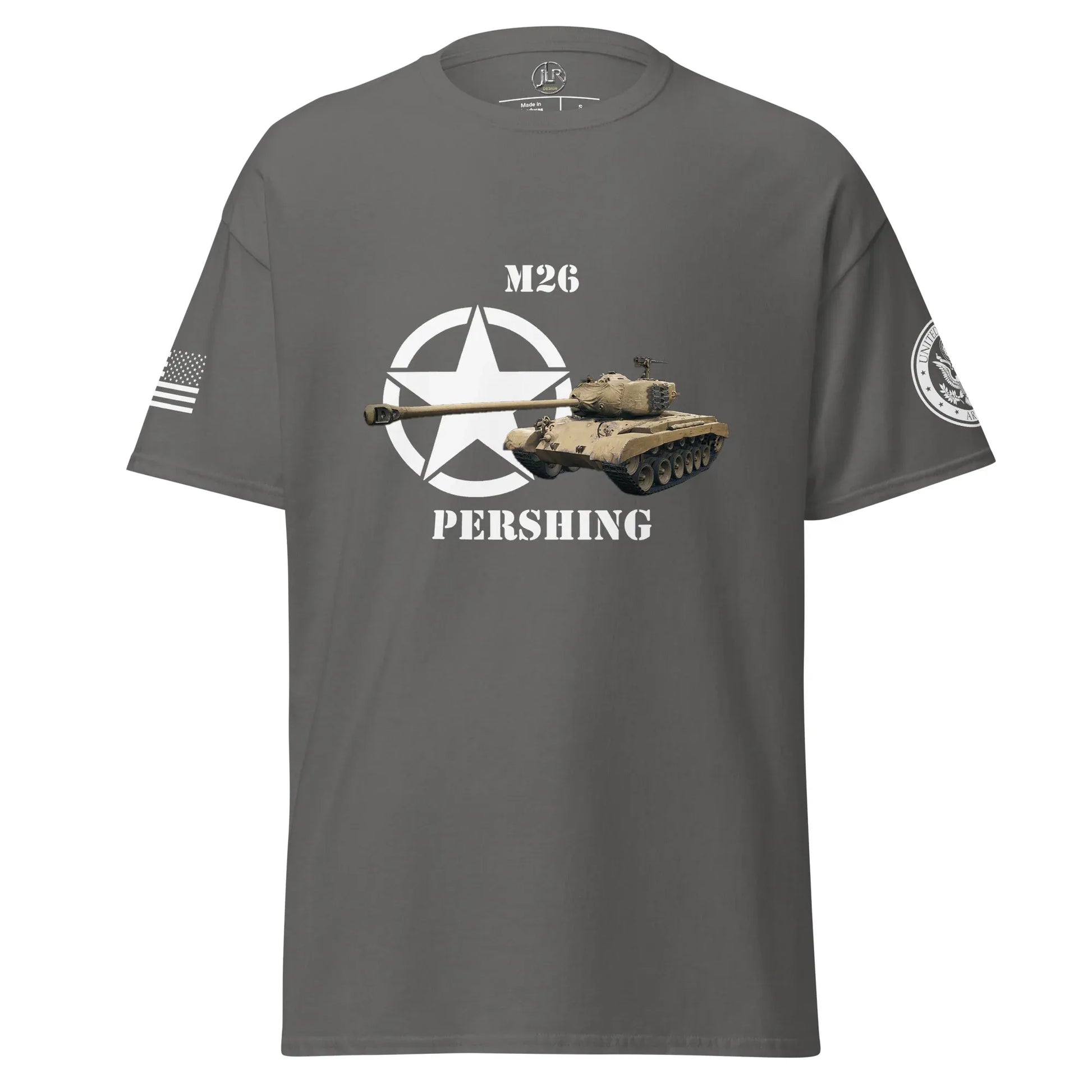 amerikanischer-mittlerer-panzer-m26-pershing-t-shirt-t-shirt-jlr-design-86882 - JLR Design