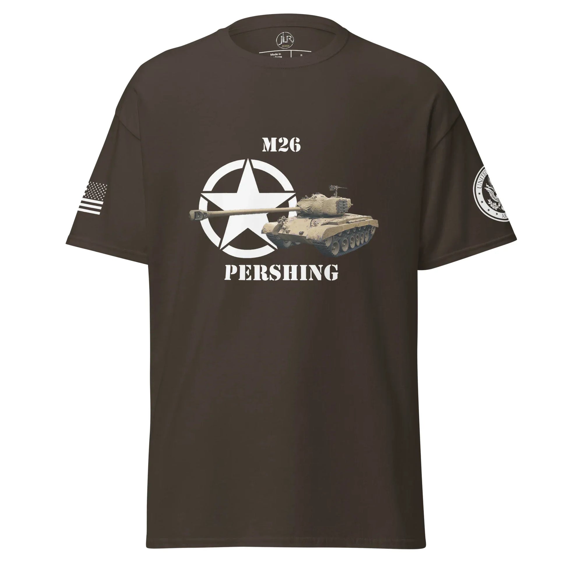 amerikanischer-mittlerer-panzer-m26-pershing-t-shirt-t-shirt-jlr-design-57402 - JLR Design