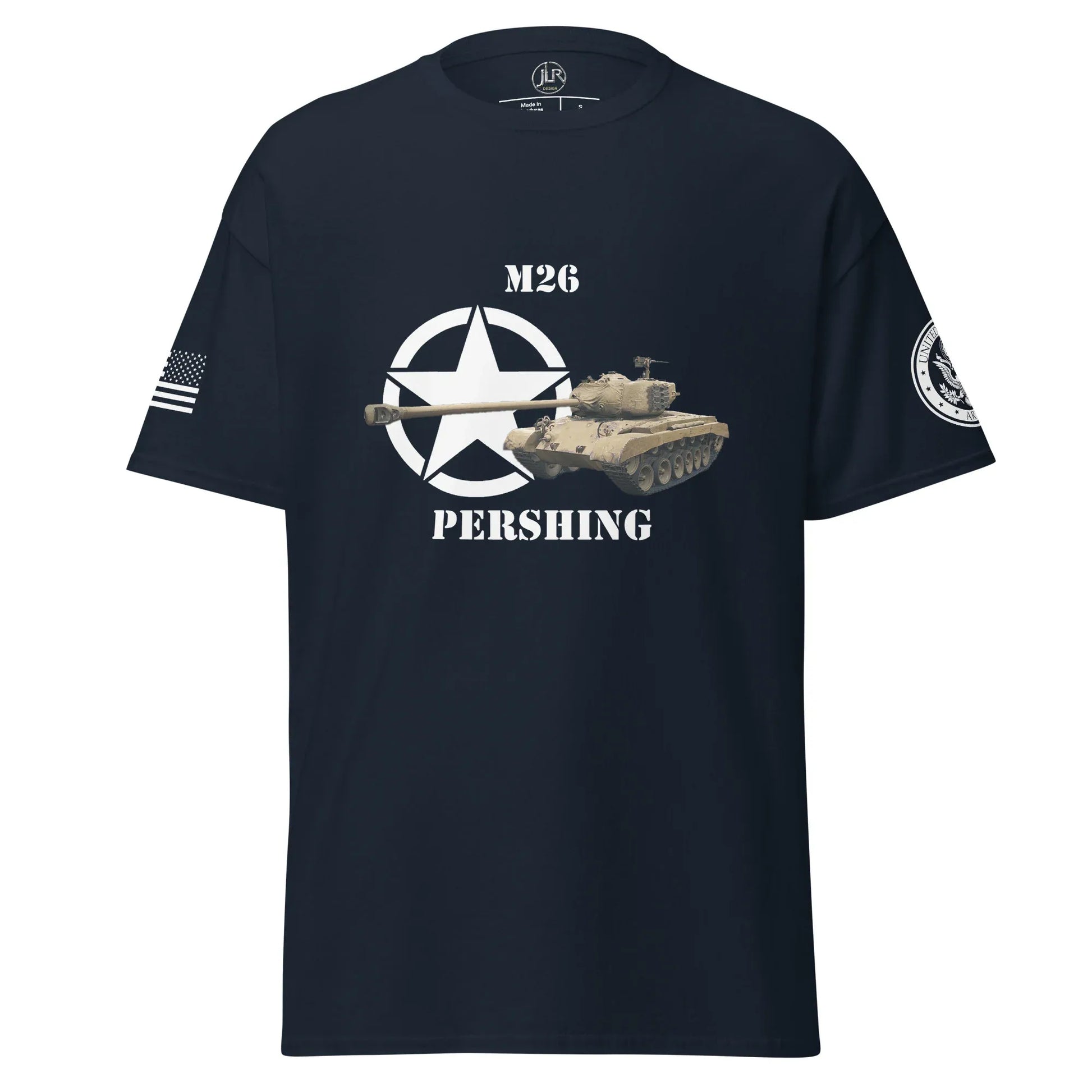 amerikanischer-mittlerer-panzer-m26-pershing-t-shirt-t-shirt-jlr-design-66701 - JLR Design