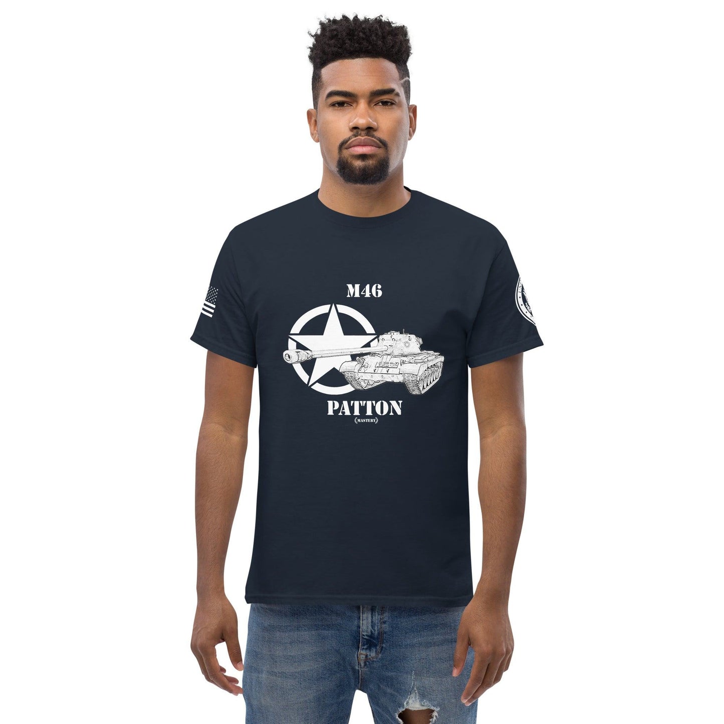 Amerikanischer mittlerer Panzer M46 Patton Mastery T-Shirt sw T-Shirt 29.99 Amerikanischer, Herren, M46, Mastery, mittlerer, Panzer, Patton, sw, T-Shirt, Tanks, Thunder, War, World JLR Design