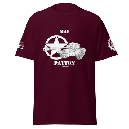 Amerikanischer mittlerer Panzer M46 Patton Mastery T-Shirt sw T-Shirt 29.99 Amerikanischer, Herren, M46, Mastery, mittlerer, Panzer, Patton, sw, T-Shirt, Tanks, Thunder, War, World JLR Design